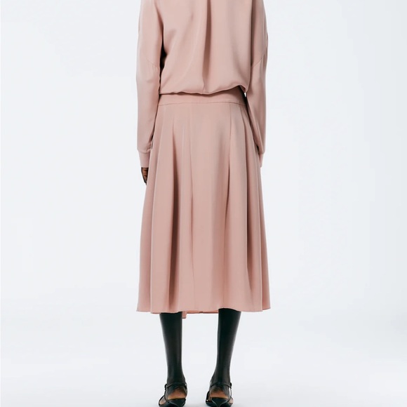 Tibi 4-Ply Silk Lantern Skirt 4 - Picture 2 of 8